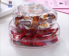 Heart-shaped Transparent Food Packaging Box