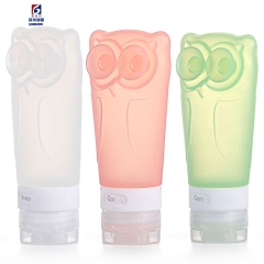 83ML Owl Silicone Travel Bottle