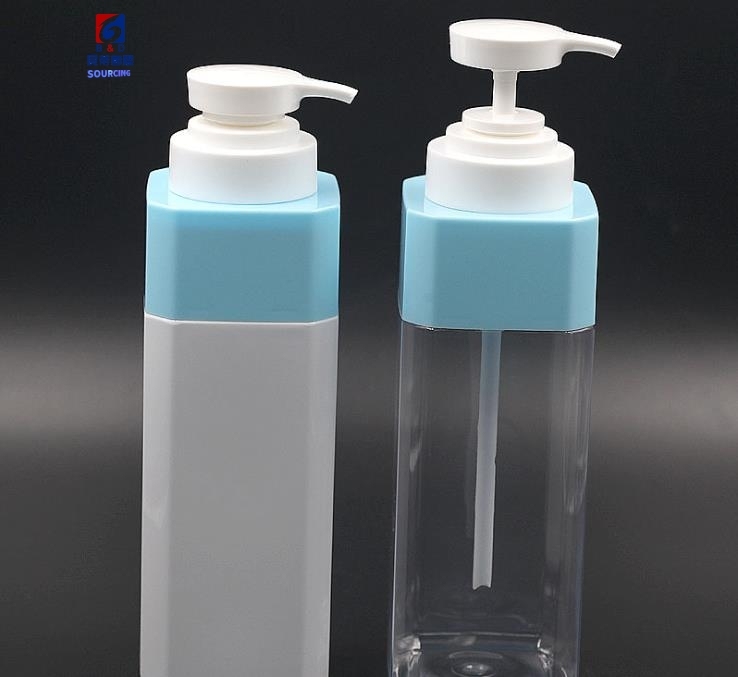 1000ML Square Plastic Lotion Bottle