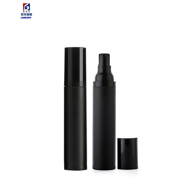 50ML Black Frosted Vacuum Lotion Bottle