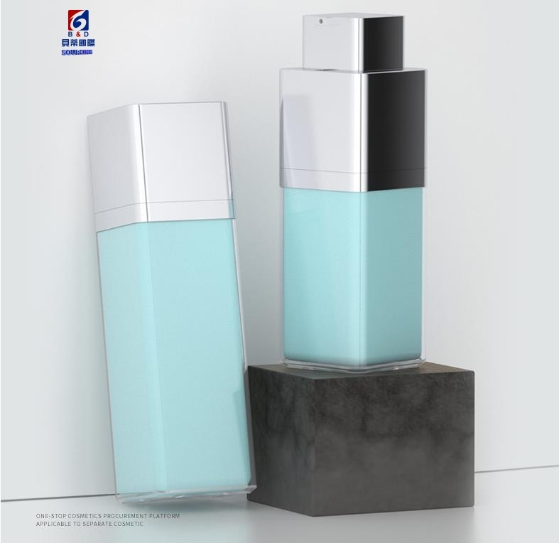 15/30/50ml Square snap rotating vacuum bottle