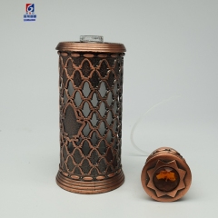 12ml Hollow Carved Metal Perfume Bottle