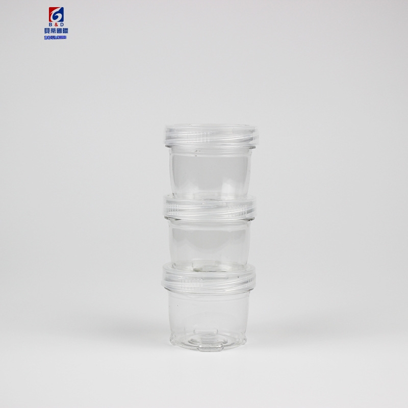 60ml Plastic overlapping bottles