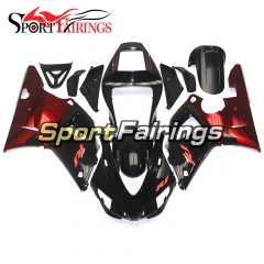 Fairing Kit Fit For Yamaha YZF R1 1998 1999 - Red Black Flame