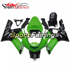 Fairing Kit Fit For Kawasaki ZX6R 2003-2004- Elf Black Green