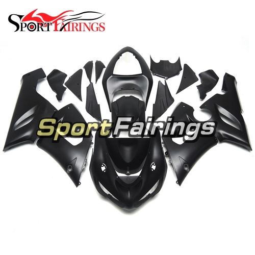 Fairing Kit Fit For Kawasaki ZX6R 2005 - 2006 - Flat Black