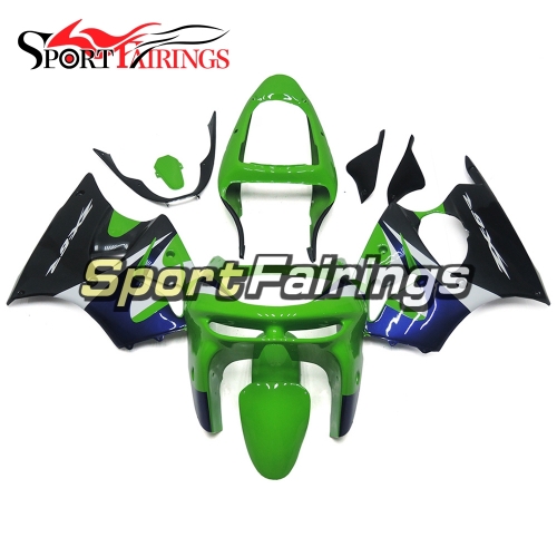 Fairing Kit Fit For Kawasaki ZX6R 1998 1999- Green Black