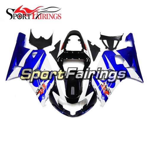 Fairing Kit Fit For Suzuki GSXR600 750 2000-2003 -Blue Black White