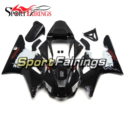 Fairing Kit Fit For Yamaha YZF R1 2000 2001 - Black White