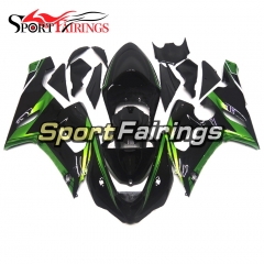 Fairing Kit Fit For Kawasaki ZX6R 2005 - 2006 - Green Black