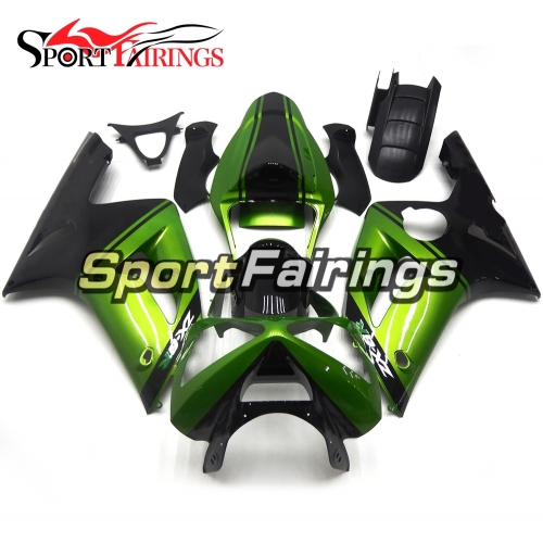 Fairing Kit Fit For Kawasaki ZX6R 2003-2004- Pearl Green Black