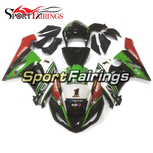 Fairing Kit Fit For Kawasaki ZX6R 2005 - 2006 - Green Black Red