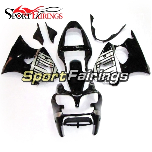 Fairing Kit Fit For Kawasaki ZX6R 2000-2002- Black Sliver