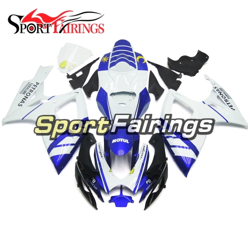 Fairing Kit Fit For Suzuki GSXR600 750 2006 - 2007 - Blue White