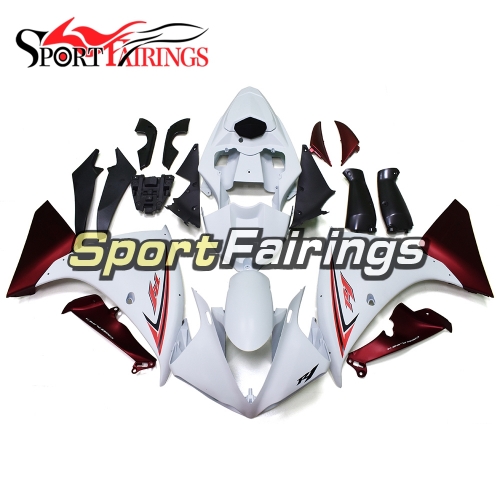 Fairing Kit Fit For Yamaha YZF R1 2009 - 2011 -White Red