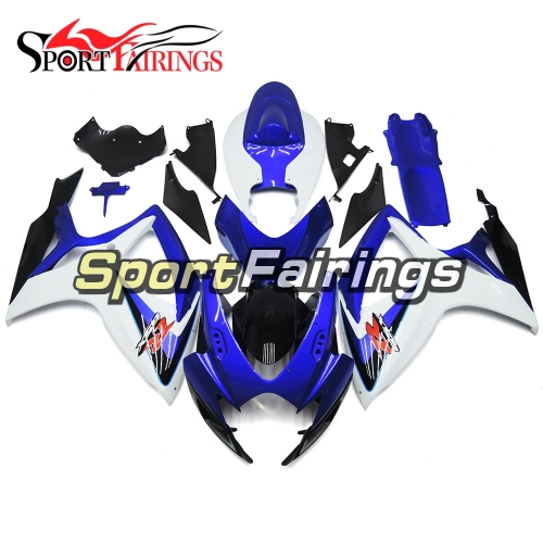 Fairing Kit Fit For Suzuki GSXR600 750 2006 - 2007 - Blue White