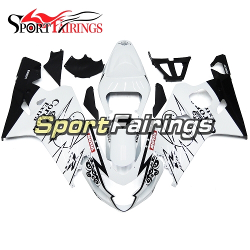 Fairing Kit Fit For Suzuki GSXR600 750 2004 - 2005 - White Black