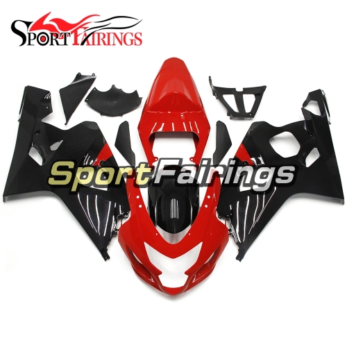 Fairing Kit Fit For Suzuki GSXR600 750 2004 - 2005 -Red Black