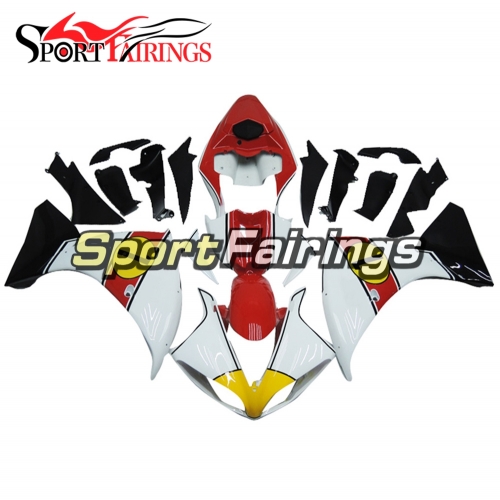 Fairing Kit Fit For Yamaha YZF R1 2009 - 2011 -White Red Yellow