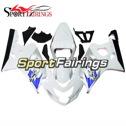 Fairing Kit Fit For Suzuki GSXR600 750 2004 - 2005 - White Blue