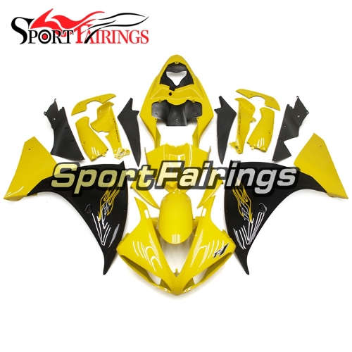 Fairing Kit Fit For Yamaha YZF R1 2009 - 2011 -Gloss Yellow Black