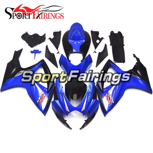 Fairing Kit Fit For Suzuki GSXR600 750 2006 - 2007 - Blue Black