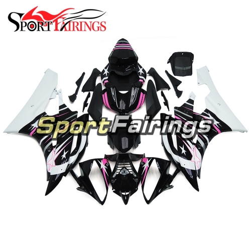 Fairing Kit Fit For Yamaha YZF R6 2006 2007 -  White Black Pink