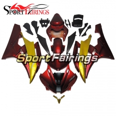Fairing Kit Fit For Yamaha YZF R6 2006 2007 - Red Gold