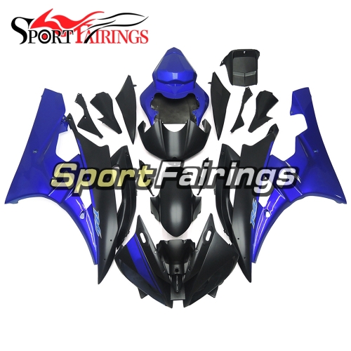 Fairing Kit Fit For Yamaha YZF R6 2006 2007 -  Blue Black