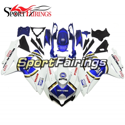 Fairing Kit Fit For Suzuki GSXR600 750 2008 - 2010 - White Blue