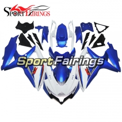 Fairing Kit Fit For Suzuki GSXR600 750 2008 - 2010 - Blue White