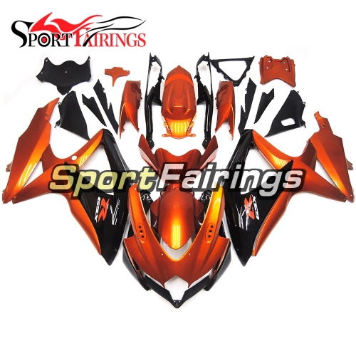 Fairing Kit Fit For Suzuki GSXR600 750 2008 - 2010 - Orange Black