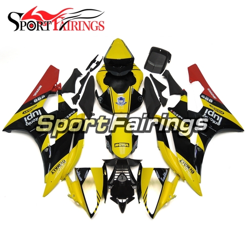 Fairing Kit Fit For Yamaha YZF R6 2006 2007 - Yellow Black