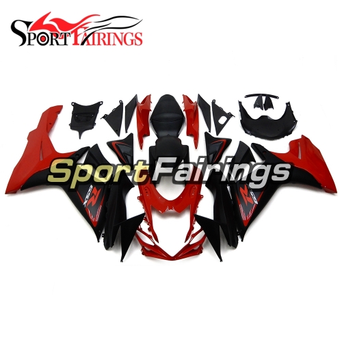 Fairing Kit Fit For Suzuki GSXR600 750 K11 2011 - 2016 - Red Black