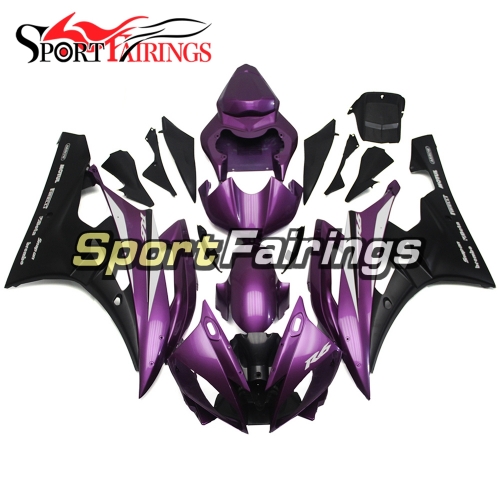 Fairing Kit Fit For Yamaha YZF R6 2006 2007 - Purple Black