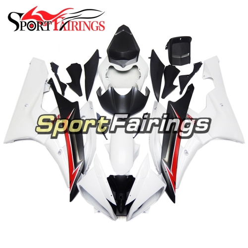 Fairing Kit Fit For Yamaha YZF R6 2006 2007 - White Black