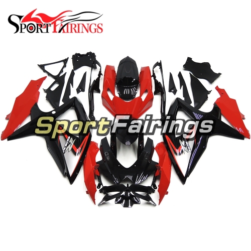 Fairing Kit Fit For Suzuki GSXR600 750 2008 - 2010 - Red Black