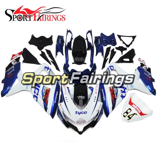 Fairing Kit Fit For Suzuki GSXR600 750 2008 - 2010 - White Blue