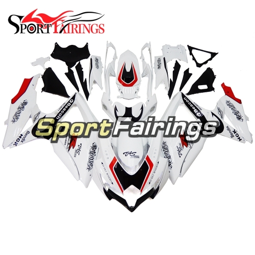 Fairing Kit Fit For Suzuki GSXR600 750 2008 - 2010 - White Black