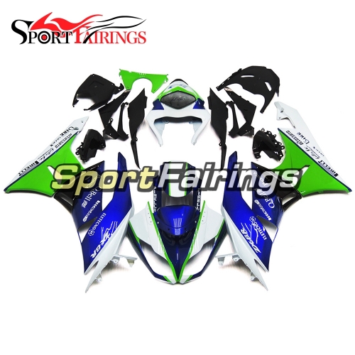 Fairing Kit Fit For Kawasaki ZX6R 2009 - 2010 - Bell Blue Green