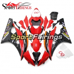 Fairing Kit Fit For Yamaha YZF R6 2006 2007 - Red Black