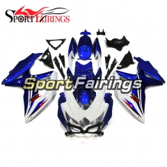 Fairing Kit Fit For Suzuki GSXR600 750 2008 - 2010 - Blue White