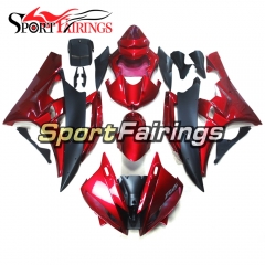 Fairing Kit Fit For Yamaha YZF R6 2006 2007 - Pearl Red Black