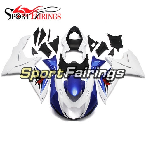 Fairing Kit Fit For Suzuki GSXR600 750 K11 2011 - 2016 - White Blue