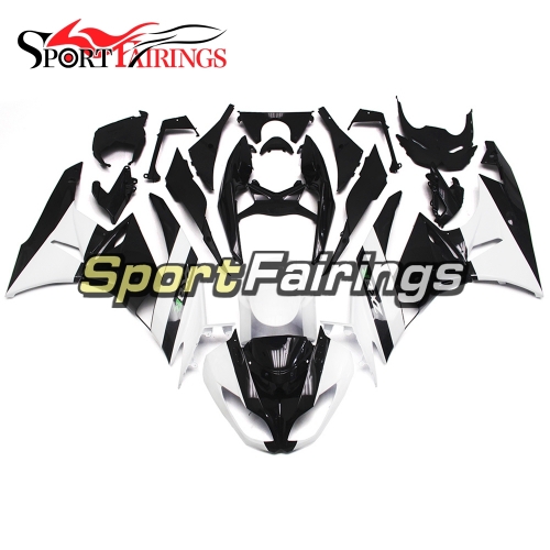 Fairing Kit Fit For Kawasaki ZX6R 2009 - 2010 - White Black