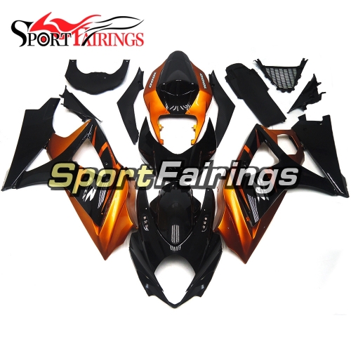 Fairing Kit Fit For Suzuki GSXR1000 K7 2007 - 2008 - Black Orange