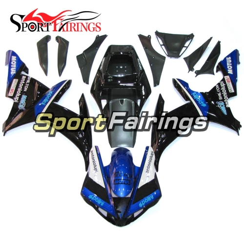 Fairing Kit Fit For Yamaha YZF R1 2002 2003 - Blue Black