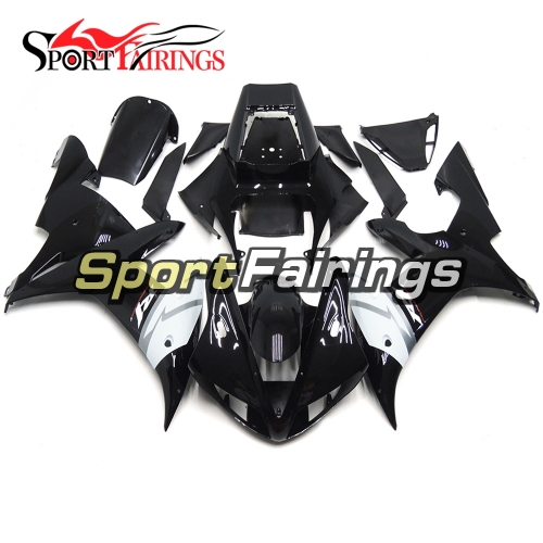 Fairing Kit Fit For Yamaha YZF R1 2002 2003 - Black White