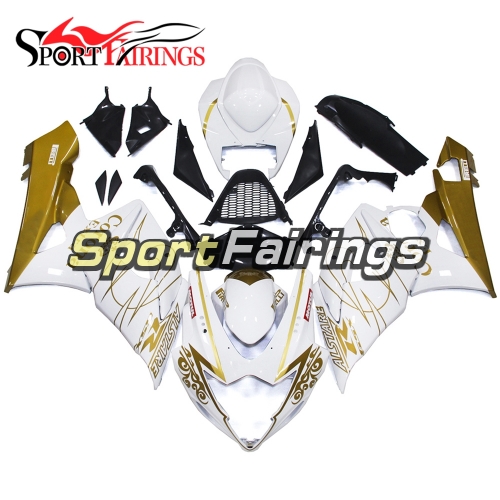 Fairing Kit Fit For Suzuki GSXR1000 K5 2005 - 2006 - White Gold