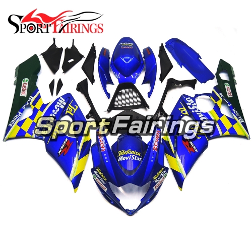 Fairing Kit Fit For Suzuki GSXR1000 K5 2005 - 2006 - Blue Yellow